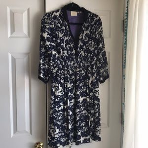 Navy And White dress